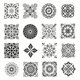 thumbnail image 1 of 16 piezas de pintura de mandala de pared con plantilla de relieve artesanal, 1 of 9