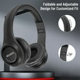 thumbnail image 5 of Kiplyki Over-Ear Wireless Headset, Black, 5 of 5