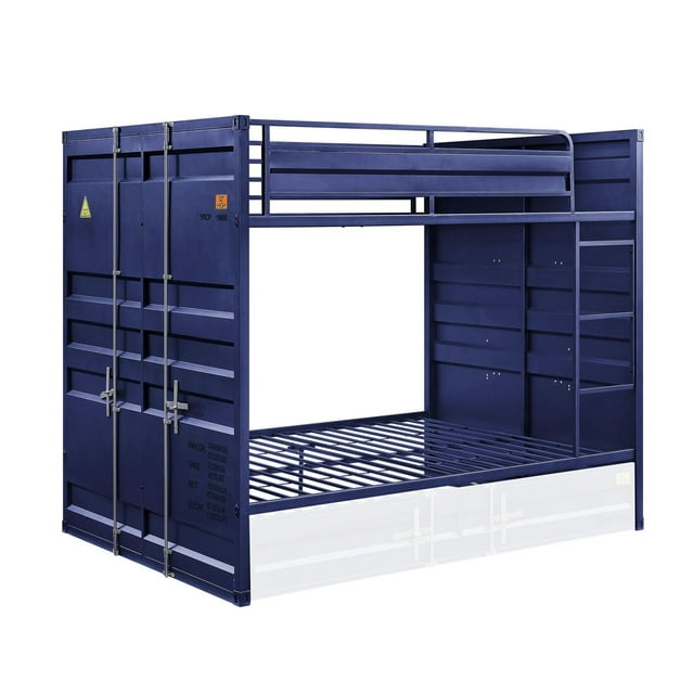 ACME Cargo Full/Full Bunk Bed in Blue