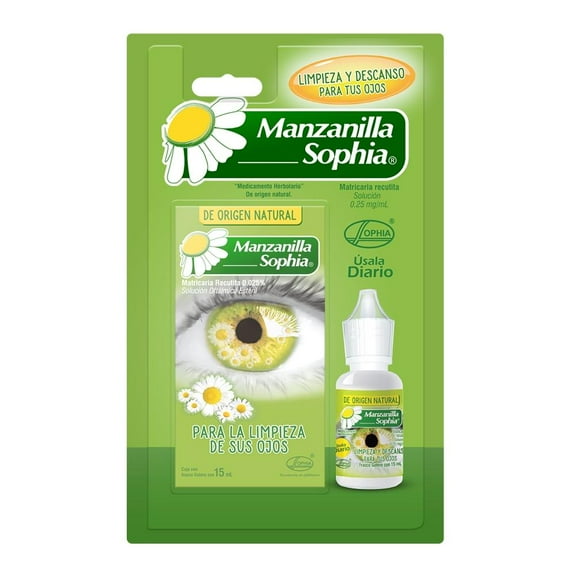 Solución oftálmica Manzanilla Sophia manzanilla 15 ml