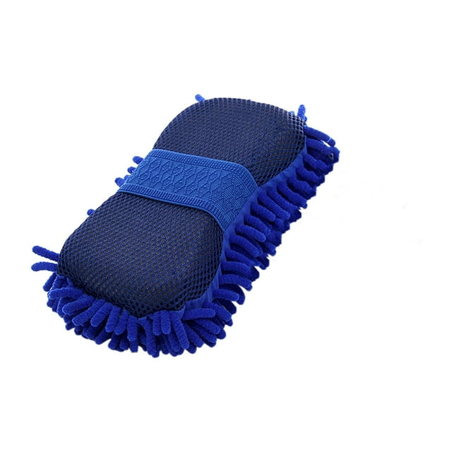 Fesfesfes Microfiber Car Wash Sponge-Non Scratch Sponges-Two Sided Microfiber Wash Sponge-Microfiber Wash Mitt for Cars Great for Everyday Cleaning