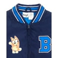 thumbnail image 5 of Bluey Bingo Varsity Zip Up Bomber Jacket Toddler to Little Kid, 5 of 5