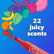Mr. Sketch Scented Markers, Chisel Tip, Assorted Colors, 12 Count