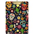 thumbnail image 2 of FMSHPON Chili Cactus Skull Clipboard Hardboard Wood Nursing Clip Board and Pull for Standard A4 Letter 13x9 inches, 2 of 5