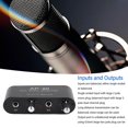thumbnail image 2 of Yazoeia 2 Channel Amplifier Stereo Audio Amp, 6.35mm HiFi Switcher, Gain Independent Adjustment, with LED Light, for Sound Instrument, Microphone CJB12-65761, 2 of 9