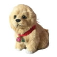 thumbnail image 4 of Modelo de Perro de Simulación, Juguete para Mascotas Presente, Regalos de San Valentín para Niños, Modelo de Mascotas, Adorno para Dormitorio, Sofá, R Marrón claro, 4 of 10