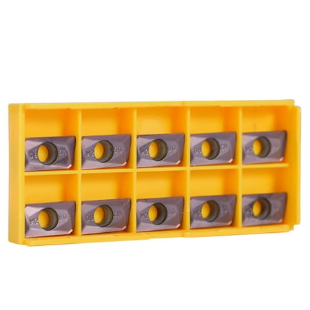 

10pcs CNC Carbide Tips Inserts Blade Cutter Lathe Turning Tool With Box
