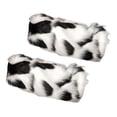 thumbnail image 2 of Dengjunhu 1 Pair Faux Fur Socks Tie Dye Anti-cold Soft Attractive Keep Warm Delicate Leg Warmers for Stage Performance, 2 of 7