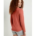 thumbnail image 3 of Hanes Originals Women's Tri-Blend Long-Sleeve T-Shirt Red River Clay Heather XL, 3 of 4