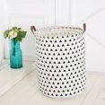 thumbnail image 1 of AMERTEER Cotton Linen Waterproof PE Coating Storage Basket Sundries Storage Box, 1 of 2