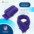 thumbnail image 5 of SunnyBay Microwave Heating Pad for Neck and Shoulders, Versatile Bean Bag Moist Heating Pad, Microwavable Neck Wrap, Weighted Hot or Cold Therapy, Made in USA (Purple), 5 of 16