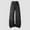Black, variant on Girls Loose Fit Denim Wide Leg Trousers Comfortable Casual Stretch Soft Fabric Everyday Play Pants Tween Kids Summer Soft Comfy Cute Teen Basic Pants