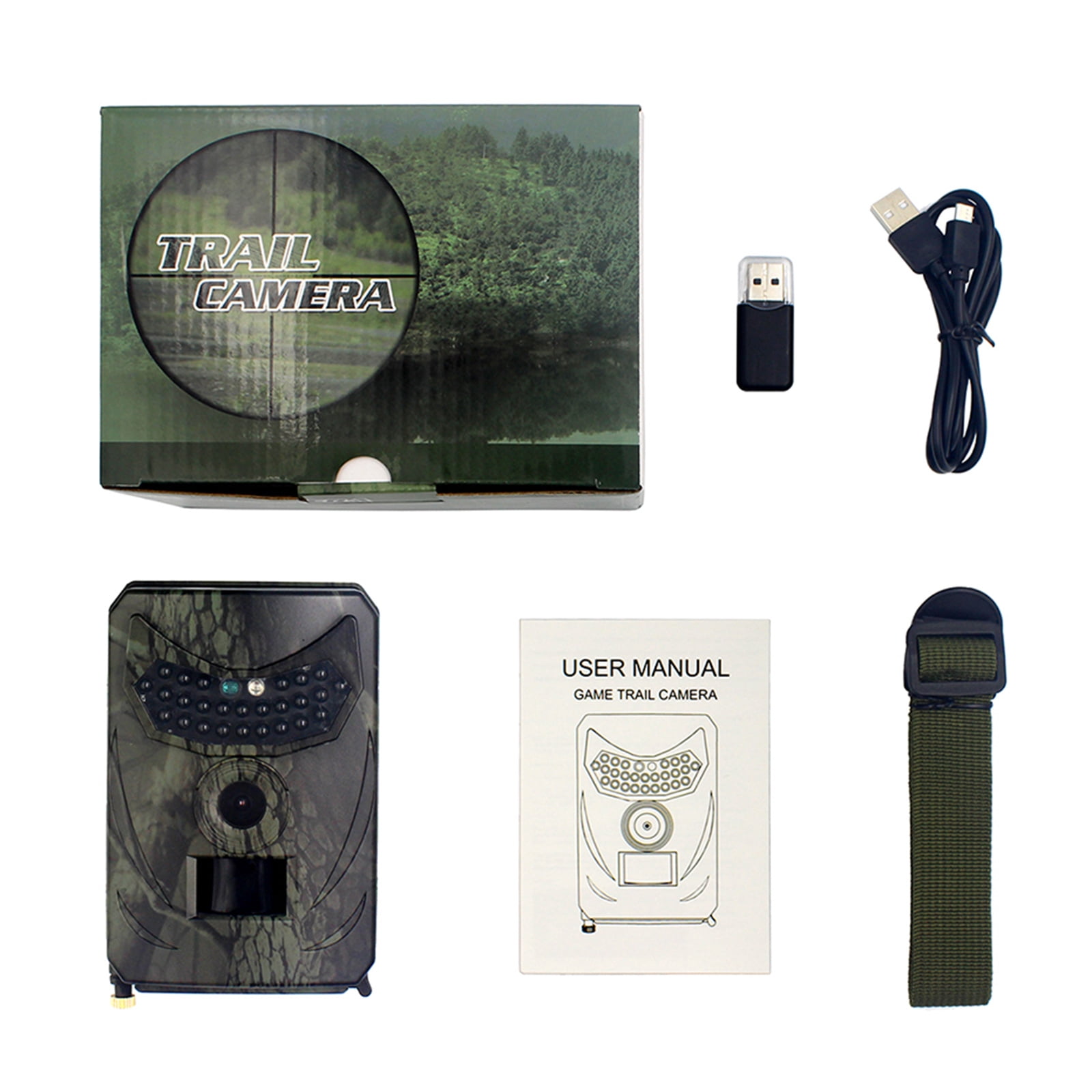 NEXAVKPR Hunting Camera Photo Trap 12MP 1080P Wildlife Trail Night for Vision Thermal Imager Video Cameras for Scouting Game