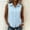 Sky Blue women's sleeveless button down blouse a1, variant on MORESEC Women's Summer Sleeveless Button Down Blouse Collared Casual Tops Solid Basic Tee Shirts Beach Vacation Fashion Clothes, Khaki S