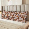 thumbnail image 4 of Bingfone Body Pillow Cover Long Pillow Case with Zipper Decorative Bedding Pillowcase 20"x54" Soft Cushion Pillow Case for Bedroom (without pillow core) -Pinecone Autumn Pattern, 4 of 6