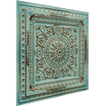 thumbnail image 2 of 223 - La Scala 2 ft. x 2 ft. PVC Glue-up or Lay in Ceiling Tile in Natural Patina (100 Sq.ft / Pack) - 25 Pieces, 2 of 5