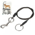 thumbnail image 3 of Cuerda Fija para Mascotas Bling Bling Correa de Alambre de Acero Envuelta, 3 of 9