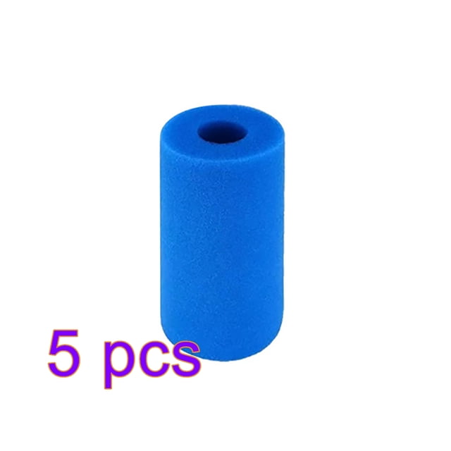 Swimming Pool Water Filter Foam Pool Reusable Washable Sponge Filter Column Filtration Accessory, 10.2x9cm