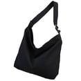thumbnail image 2 of Yesbay Women Canvas Shoulder Bag Adjustable Strap Handbag Storage Pouch,Black, 2 of 8