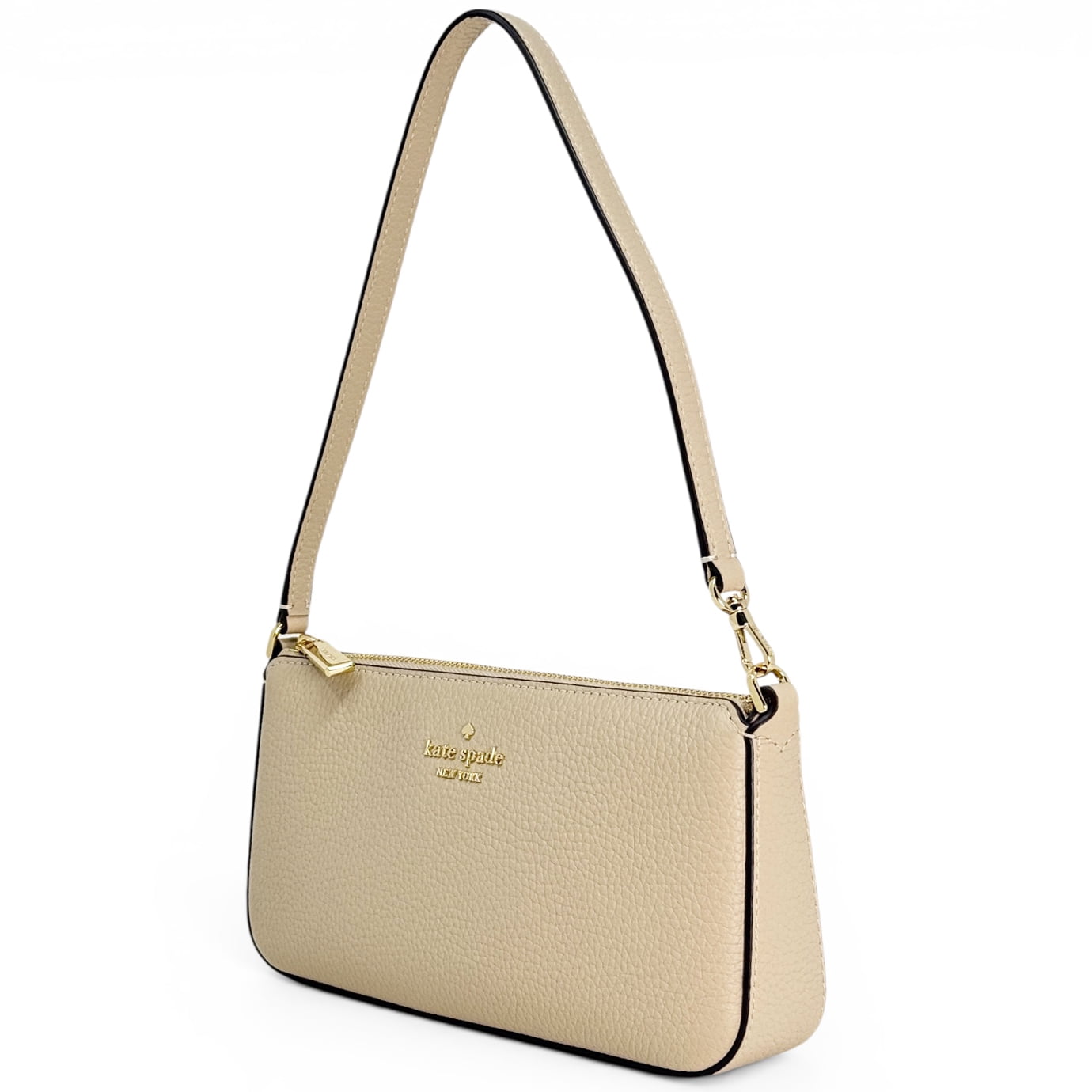 Kate Spade New York Women's Juliette Small Convertible Leather Wristlet (Light Sand)