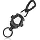 thumbnail image 1 of Retractable Keys Chain With Upgraded Carabiner Badge - Black & White Utility, 1 of 5