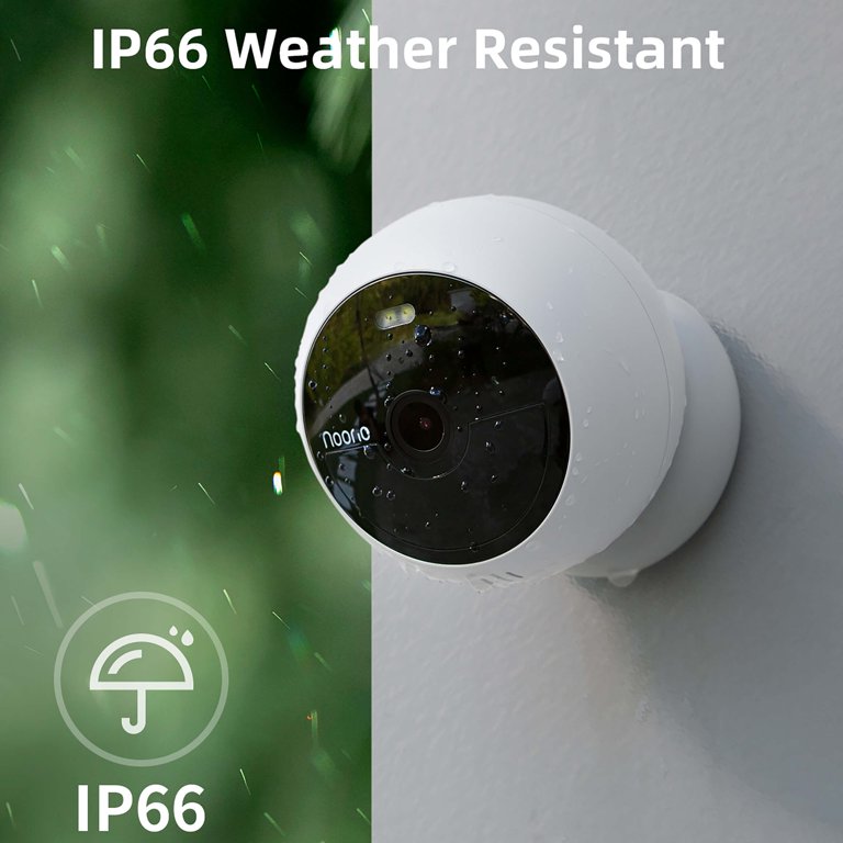 Noorio 2K Wireless Security Camera, Waterproof, AI Detection