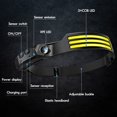thumbnail image 2 of Linterna frontal LED recargable DAWINSIE de 230° de haz amplio, 2 piezas, 2 of 7