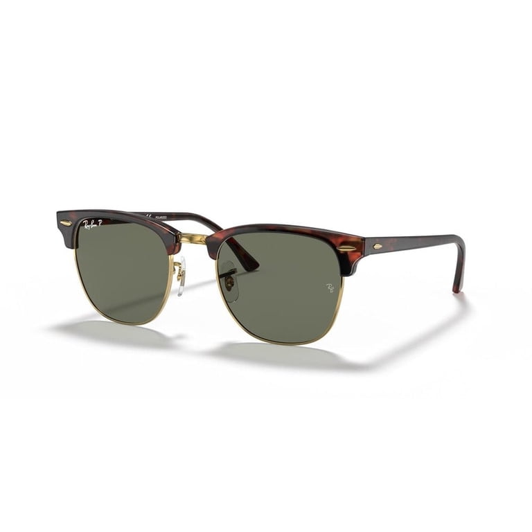New Ray-Ban Clubmaster Classic, Polished Red Havana CLUBMASTER FLASH LENSES Sunglasses in Red Havana and Copper  main image 2
