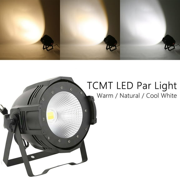 TCMT 100W COB 2IN1 LED Blinder Stage Light DMX-512 Warm / Natural / Cool White Audience Par Light