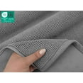 thumbnail image 5 of American Soft Linen, Slip Reducer Bath Rug, 100% Cotton 17x24 inches, Soft Absorbent Bath Mat Rugs, Rockridge Gray, 5 of 7