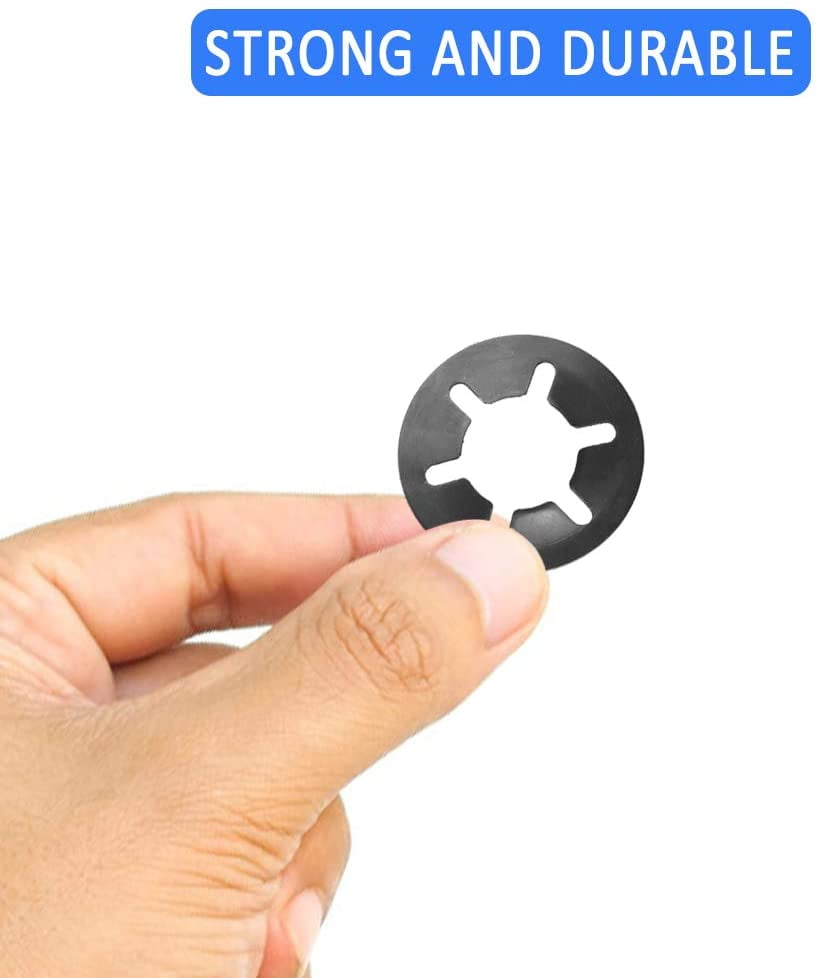 Starlock Washers, 280 pcs Metal Steel Internal Tooth Washers Quick