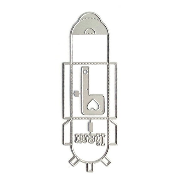TwhqxjCN Stereo Mailbox Box Cutting Dies Cut Metal Die Cut Templates Molds for Scrapbooking Card Making Decoration