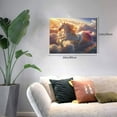 thumbnail image 2 of Logiee Rainbow Cloud White Horse Print Canvas Wall Art,Canvas Picture Prints with Frame, Wall Art Decorative,Canvas Decorative,Suitable for Living Room Bedroom Office Room 30x40, 2 of 6