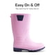 thumbnail image 4 of Botas de Lluvia DREAM PAIRS para Niños Impermeables Antideslizantes Talla 8, 4 of 6