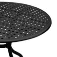 thumbnail image 3 of Modern Outdoor Mesh Aluminum 42-in Round Patio Dining Table, 3 of 5