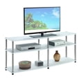 thumbnail image 5 of Convenience Concepts Designs2Go Meuble Télé à 3 Niveaux de 60 Pouces en Blanc, 5 of 5