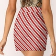 thumbnail image 5 of 2024 Candy Cane Women's skirt With Hide Pocket Tennis Skirt Golf Skirts Badminton Skirts Running skirts Candy Cane Christmas Holiday, 5 of 7