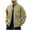 Coffee, variant on successthop Winter Jacket for Men Workwear Long Sleeve Coat with Pockets Zipper Solid Fall Comfortable Outwear