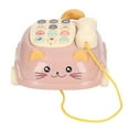 thumbnail image 2 of Jouet Musical pour Bébé, Téléphone pour Bébé Bilingue Prise Confortable pour Éveil Rose, 2 of 8