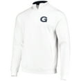 thumbnail image 2 of Men's Colosseum White Georgetown Hoyas Tortugas Logo Quarter-Zip Jacket, 2 of 3