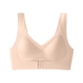 thumbnail image 2 of Posture Support Bra Full Coverage Bra Push Up Bras Comfy Soft Bra Posture Corrector for Women Underoutfit Bras With Support And Lift Supportive Bras Back Support Bra No Underwire Khaki M, 2 of 9