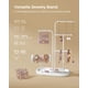 thumbnail image 3 of Soporte para joyas SONGMICS, organizador de joyas, color blanco nube, UJJS025W01, 3 of 7