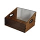 thumbnail image 2 of Caja de madera para guardar discos de vinilo, multiusos, ahorra espacio, resistente, para dormitorio y revistas., 2 of 9