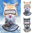 thumbnail image 5 of 3d Cat Ski Balaclava With Ears Animal Balaclava Face Mask For Outdoor Activities Cycling Skiing, 5 of 5