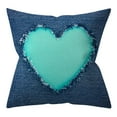 thumbnail image 1 of Funda de almohada Baoblaze Funda de almohada cuadrada decorativa 18x18 pulgadas, 1 of 5