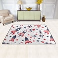 thumbnail image 3 of Rocket Pattern Memory Foam Area Rug 60"x39" Non Slip, Absorbent, Fade Proof for Living Room, Bedroom, Office, 3 of 7