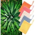thumbnail image 2 of 5 Pieces Linen Foaming Net Fast Drying Washable Reusable Portable Fast Drying Body Back Leg Face Massaging Shower Glove Accessories, 2 of 9
