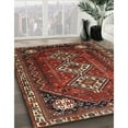 thumbnail image 2 of Ahgly Company Indoor Rectangle Traditional Crimson Red Area Rugs, 7' x 10', 2 of 6