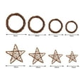 thumbnail image 5 of Sunjoy Tech Rattan Circle Durable Nice-looking Non-woven Fabric Christmas Star Shaped DIY Rattan Circle for Home, 5 of 7
