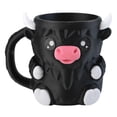thumbnail image 1 of Highland Cow Ice Cream Pint Holder, Cute Animal Ice Cream Pint Cooler Containers with Spoon & Handle, Highland Cow Gifts, 1 of 5
